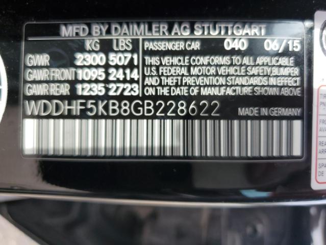 WDDHF5KB8GB228622 Mercedes-Benz E 350