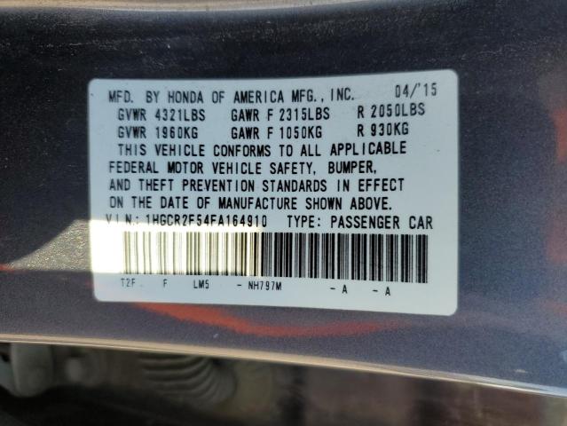1HGCR2F54FA164910 Honda Accord Sport