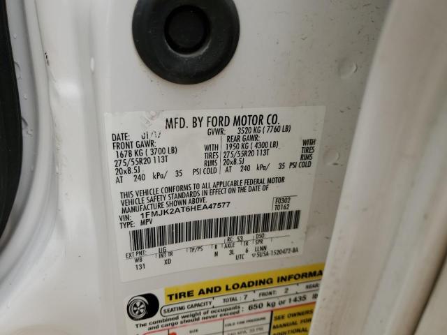 1FMJK2AT6HEA47577 Ford Expedition El Limited