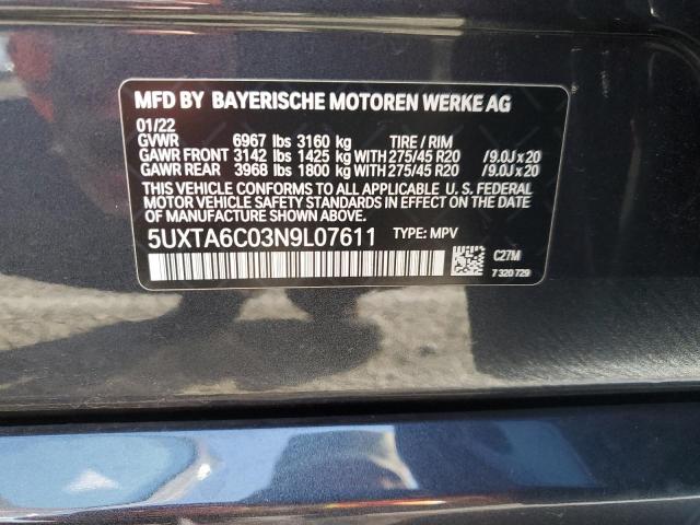 5UXTA6C03N9L07611 BMW X5 Xdrive45e