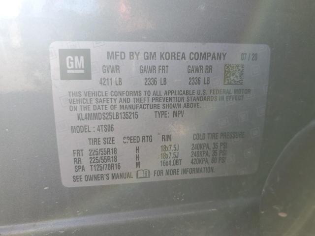 KL4MMDS25LB135215 Buick Encore Gx Select