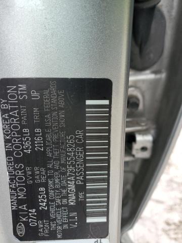 KNAGM4A73F5548265 KIA Optima Lx