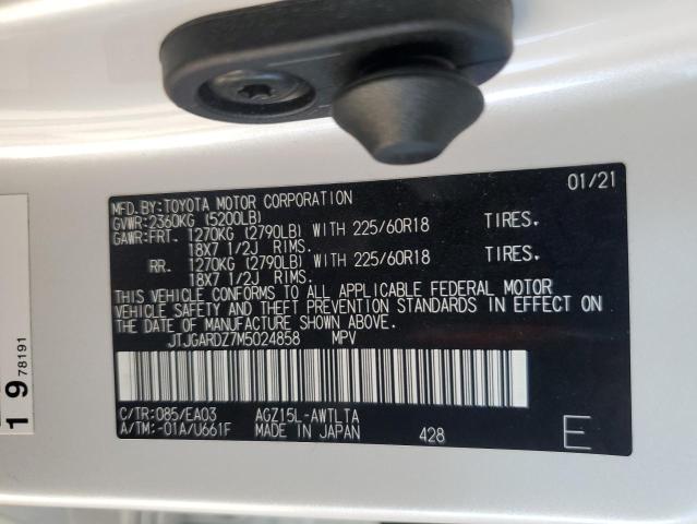 JTJGARDZ7M5024858 Lexus Nx 300 Base