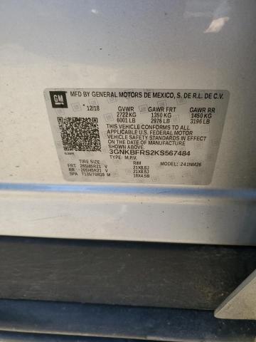 3GNKBFRS2KS567484 Chevrolet Blazer Premier