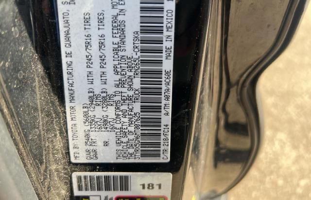 3TYRX5GN6MT007625 Toyota Tacoma Access Cab