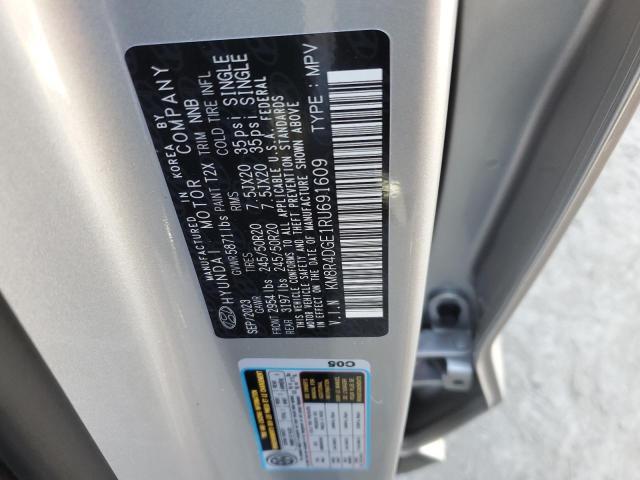 KM8R4DGE1RU691609 Hyundai Palisade Sel Premium