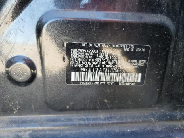 JF1GPAU68F8206357 Subaru Impreza Sport