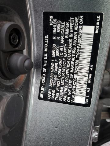 SHHFK7G48LU206788 Honda Civic Sport
