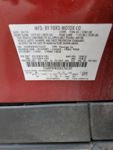 1FAHP2F85EG176537 Ford Taurus Limited