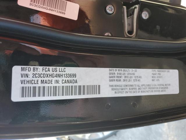2C3CDXHG4NH133699 Dodge CHARGER GT