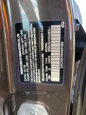 SJKCH5CP9HA031889 Infiniti QX30 BASE