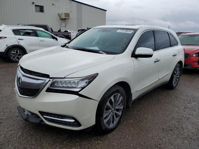 Auction sale of the 2015 Acura Mdx Technology, vin: 5FRYD3H49FB011278, lot number: 41313814
