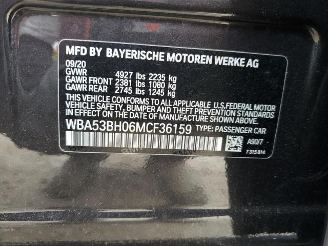 WBA53BH06MCF36159 BMW 530 I