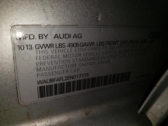 WAUBFAFL2EN017775 Audi A4 PREMIUM