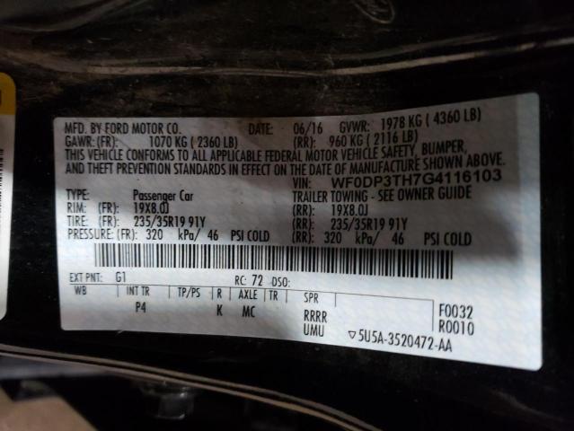 WF0DP3TH7G4116103 Ford FOCUS RS
