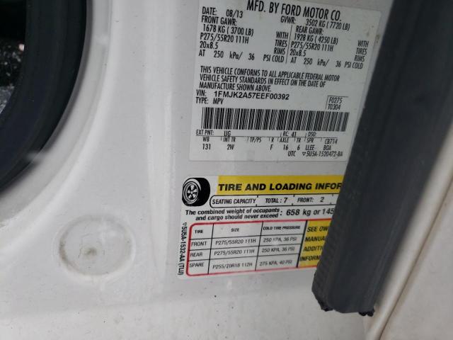 1FMJK2A57EEF00392 Ford Expedition El Limited