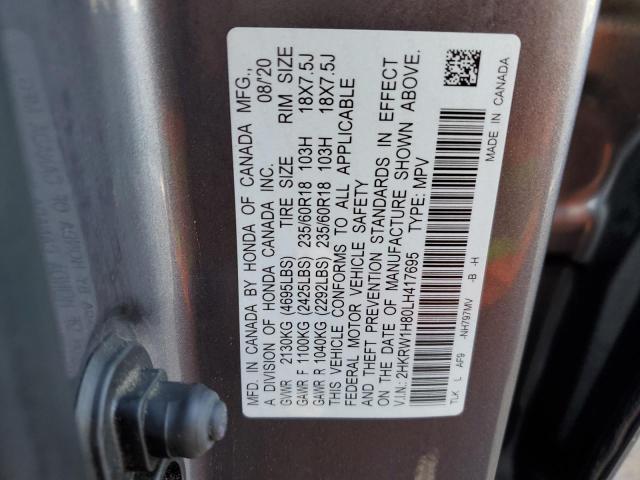 2HKRW1H80LH417695 Honda CR-V EXL