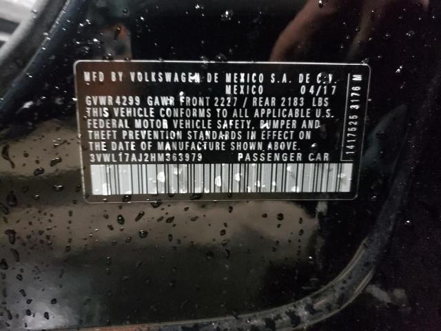 3VWL17AJ2HM363979 Volkswagen JETTA SEL
