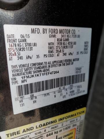 1FMJK1KT1FEF47264 Ford Expedition El Limited