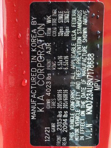 KNDJ23AU8N7178688 KIA SOUL LX