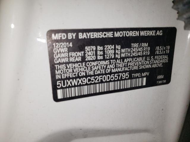 5UXWX9C52F0D55795 BMW X3 Xdrive28i