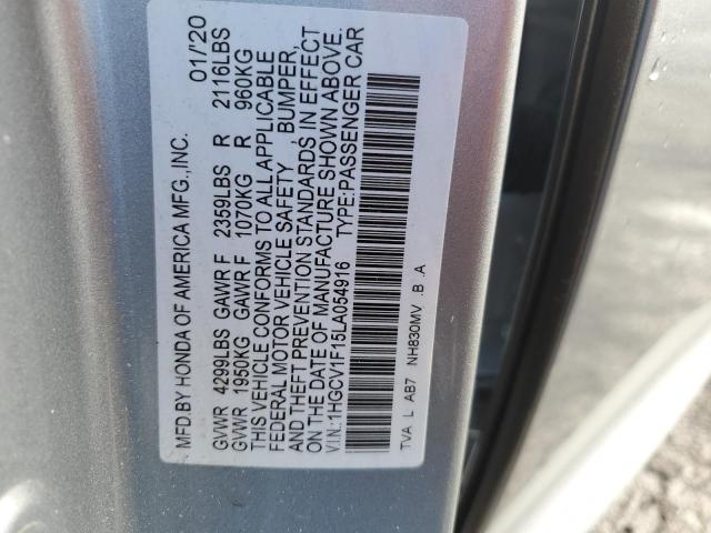 1HGCV1F15LA054916 Honda ACCORD LX