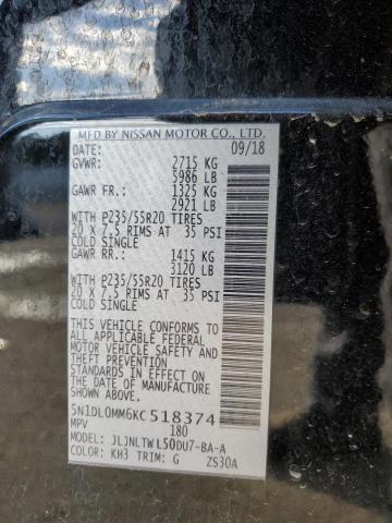 5N1DL0MM6KC518374 Infiniti QX60 LUXE