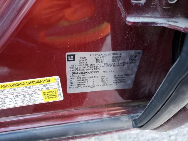 5GAKVBKDXHJ230027 Buick Enclave