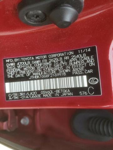 JTHBK1GG6F2169978 Lexus ES 350