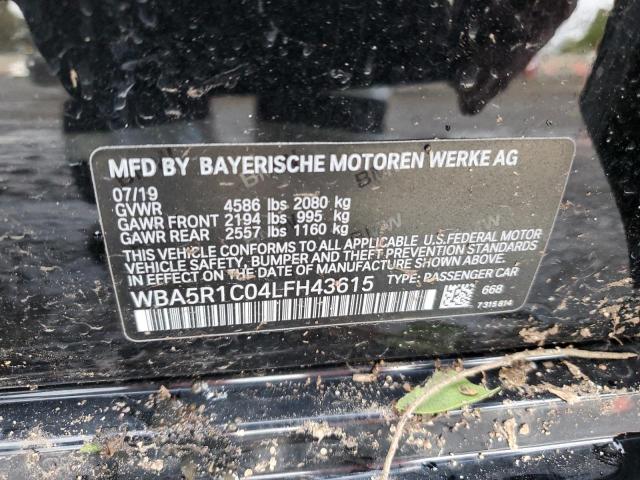 WBA5R1C04LFH43615 BMW 330I