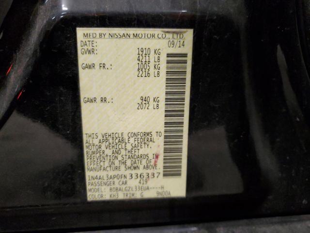 1N4AL3AP0FN336337 Nissan ALTIMA 2.5
