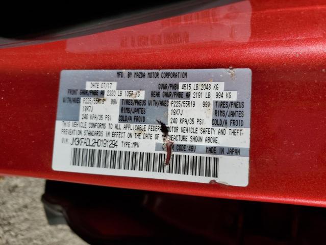 JM3KFADL2H0191294 Mazda Cx-5 Grand Touring