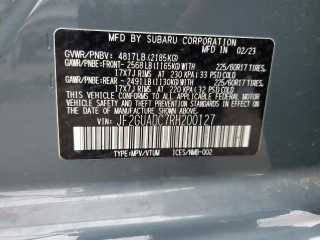JF2GUADC7RH200127 Subaru Crosstrek Premium