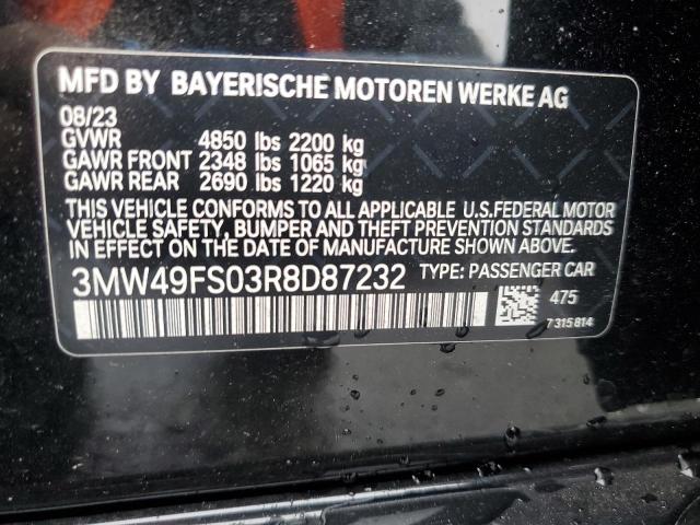 3MW49FS03R8D87232 BMW M340I