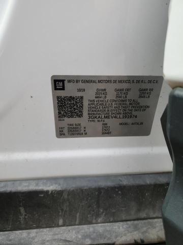 3GKALMEV4LL191974 GMC Terrain Sle