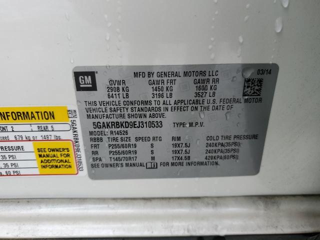 5GAKRBKD9EJ310533 Buick Enclave