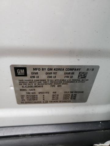 KL4CJASB2JB634618 Buick Encore Preferred