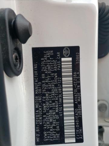 4T1G11AK9LU857122 Toyota CAMRY SE