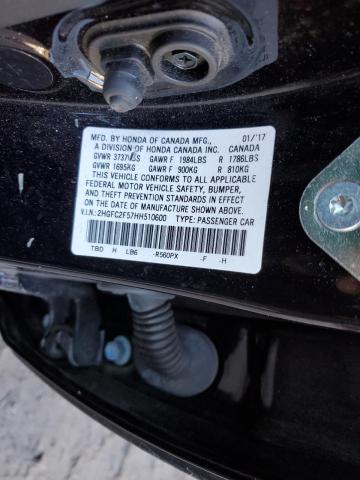 2HGFC2F57HH510600 Honda Civic Lx