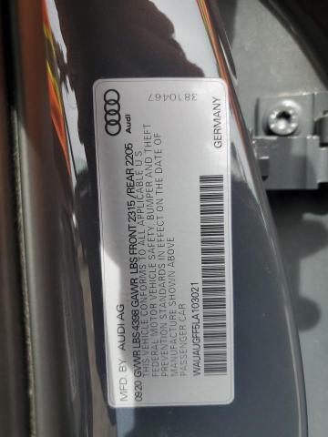 WAUAUGFF5LA103021 Audi A3 PREMIUM