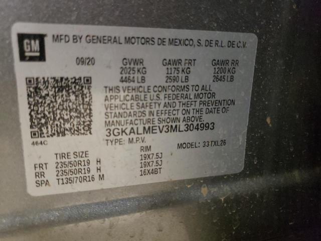 3GKALMEV3ML304993 GMC Terrain Sle