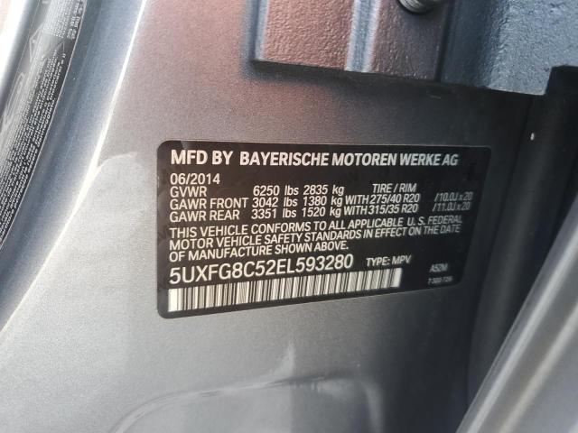 5UXFG8C52EL593280 BMW X6 Xdrive50i
