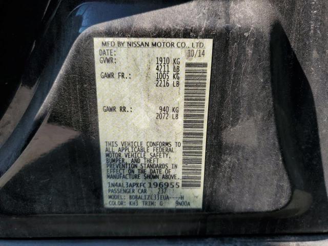 1N4AL3APXFC196955 Nissan ALTIMA 2.5