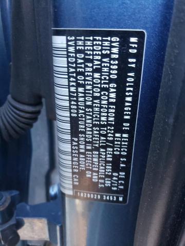 3VWFD7AT4KM714808 Volkswagen BEETLE S