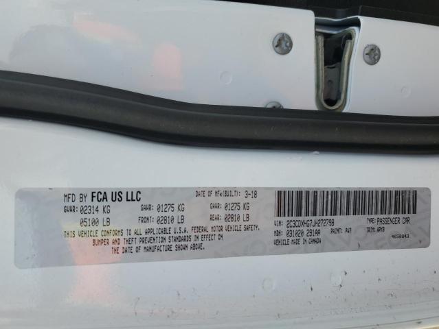 2C3CDXHG7JH272798 Dodge Charger Sxt Plus