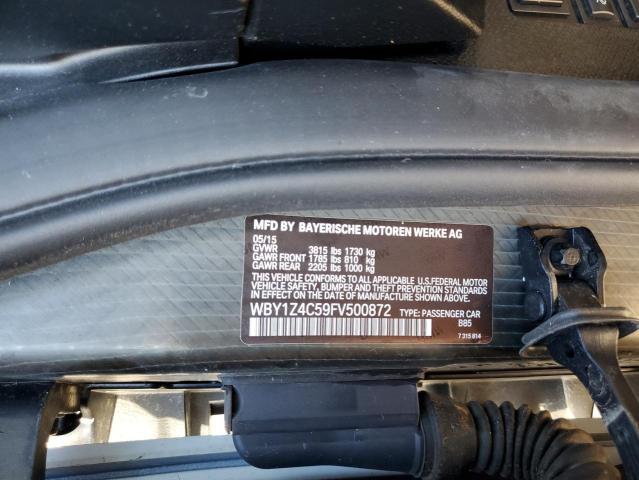 WBY1Z4C59FV500872 BMW I3 REX