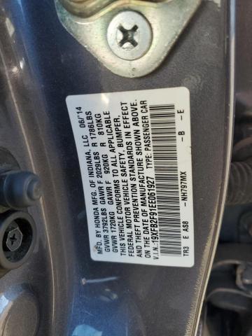 19XFB2F91EE061927 Honda CIVIC EXL