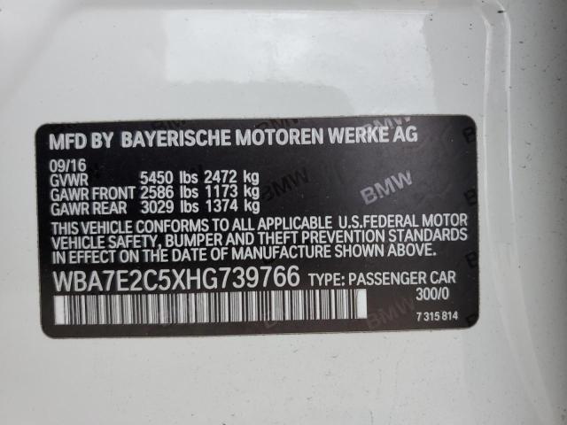 WBA7E2C5XHG739766 BMW 740 I