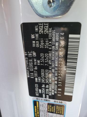 5XYP5DGC2RG453664 KIA Telluride Sx