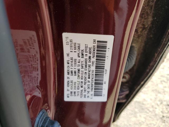 1HGCR6F50FA008743 Honda Accord Hybrid Exl